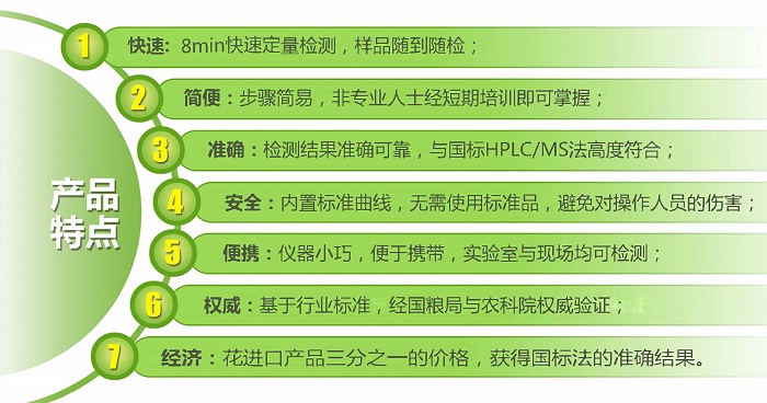 真菌毒素系列熒光定量檢測試紙條產(chǎn)品亮點 真菌毒素系列熒光定量檢測試紙條產(chǎn)品亮點